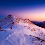 Iarna in Romania, Zapada la Munte