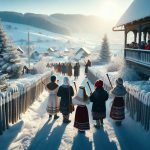Colinde de Craciun - Copii, Iarna, La Sat, Romania