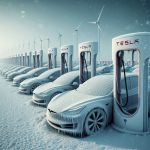 masini Tesla inghetate in frig cu bateriile descarcate
